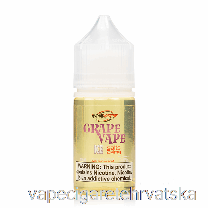 Vape Cigarete Grapevape Ledene Soli - Innevape E-tekućina - 30ml 50mg